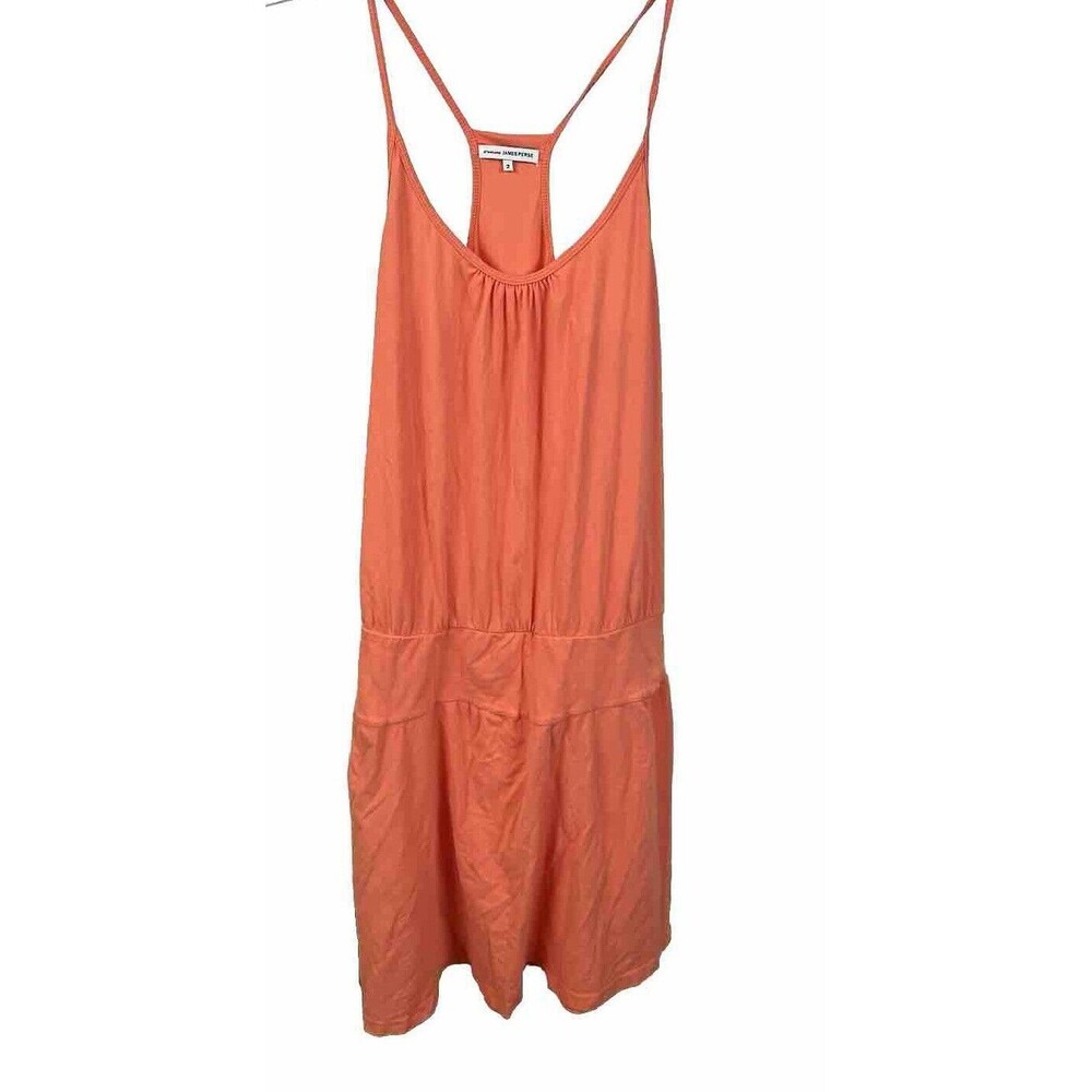 James Perse Women’s Blouson Racerback Coral Mini Dress- Size M